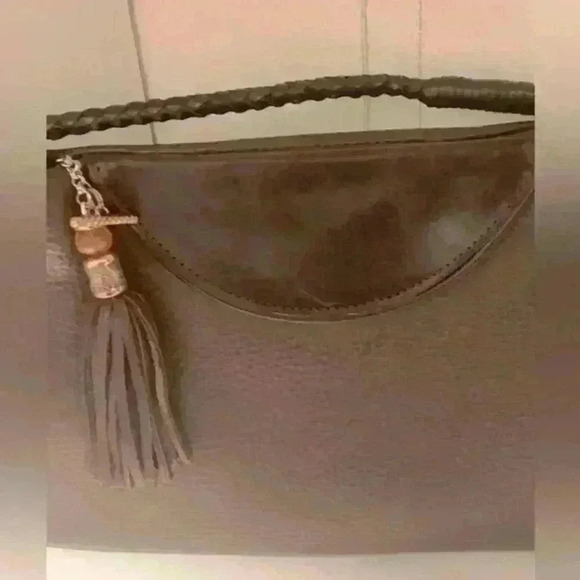 Brighton Women's Brown TwoTone Leather Magnetic Closure Clutch CrossBody Handbag - Picture 13 of 16